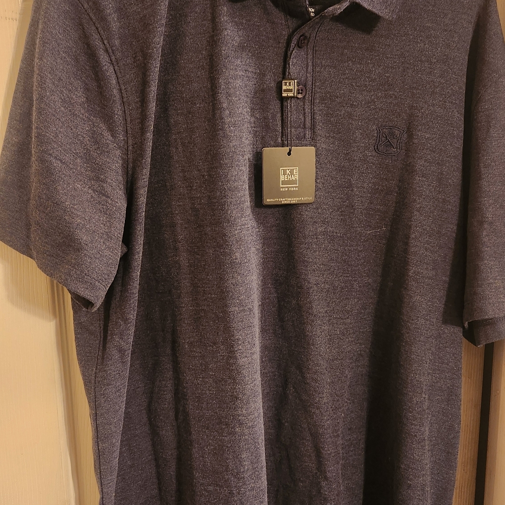 DKNY Men's Gray Polo Shirt